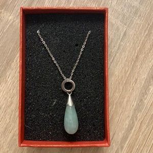 Custom Necklace with Jade Pendant